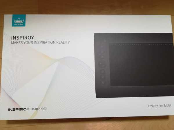 HUIONのペンタブH610PROV2を購入した | 測度ゼロの抹茶チョコ